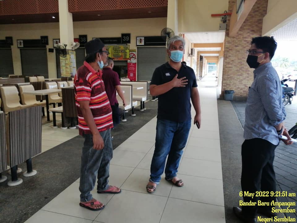 LAWATAN TUAN SETIAUSAHA BERSAMA JABATAN PEMBERSIHAN DAN KESIHATAN PERSEKITARAN DI BENTENG AMPANGAN