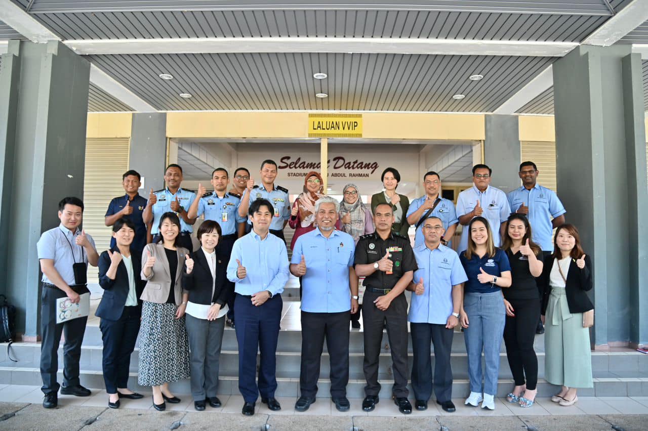 LAWATAN DELEGASI DARIPADA UNITED NATIONS ASIA AND FAR EAST INSTITUTE FOR THE PREVENTION OF CRIME AND THE TREATMENTS OF OFFENDERS ( UNAFEI) DAN UNITED NATIONS OFFICE ON DRUG AND CRIME (UNODC) DAN JABATAN PENJARA MALAYSIA