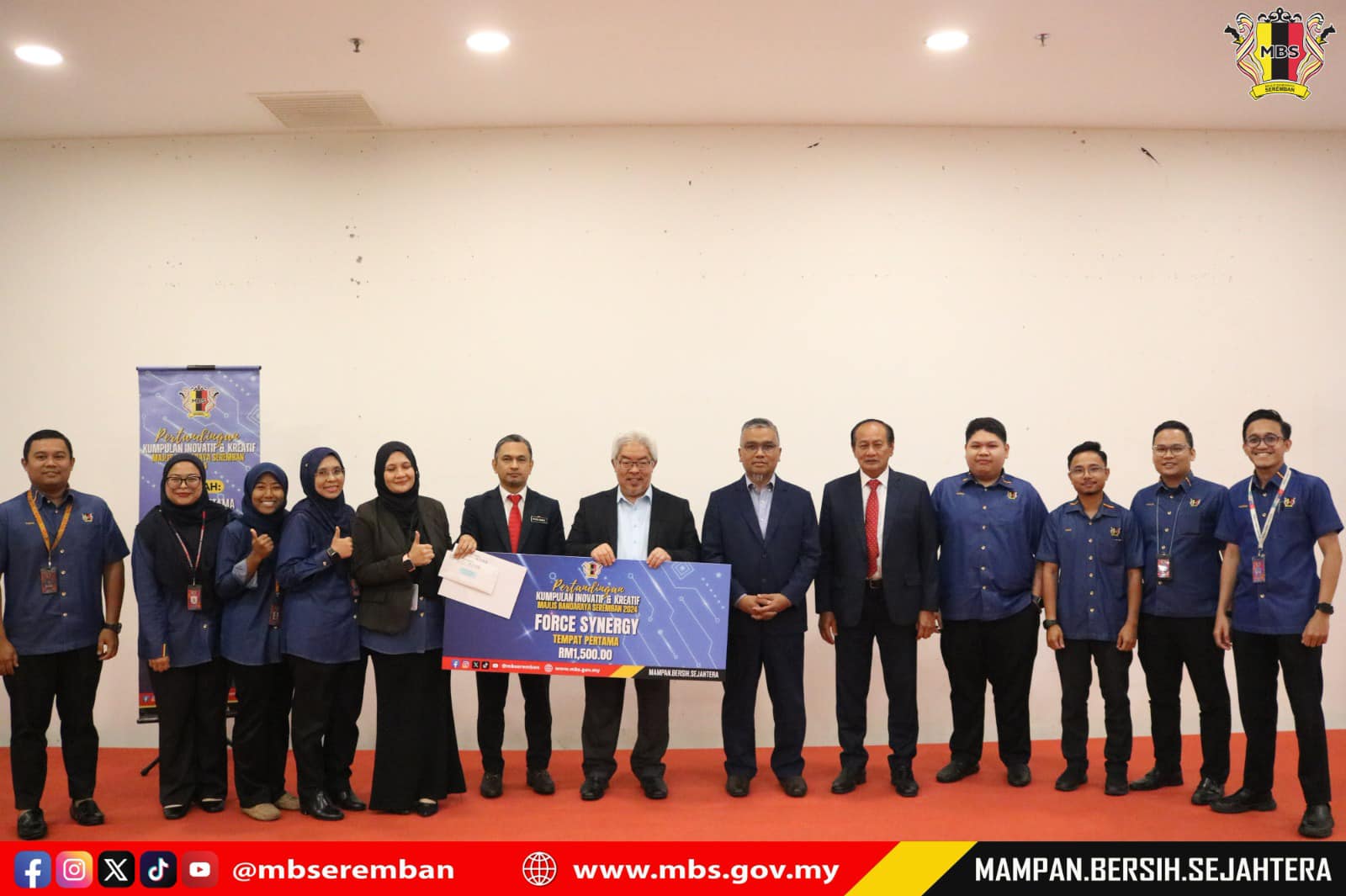 MAJLIS PENYAMPAIAN HADIAH PERTANDINGAN KIK 2024 PERINGKAT MBS