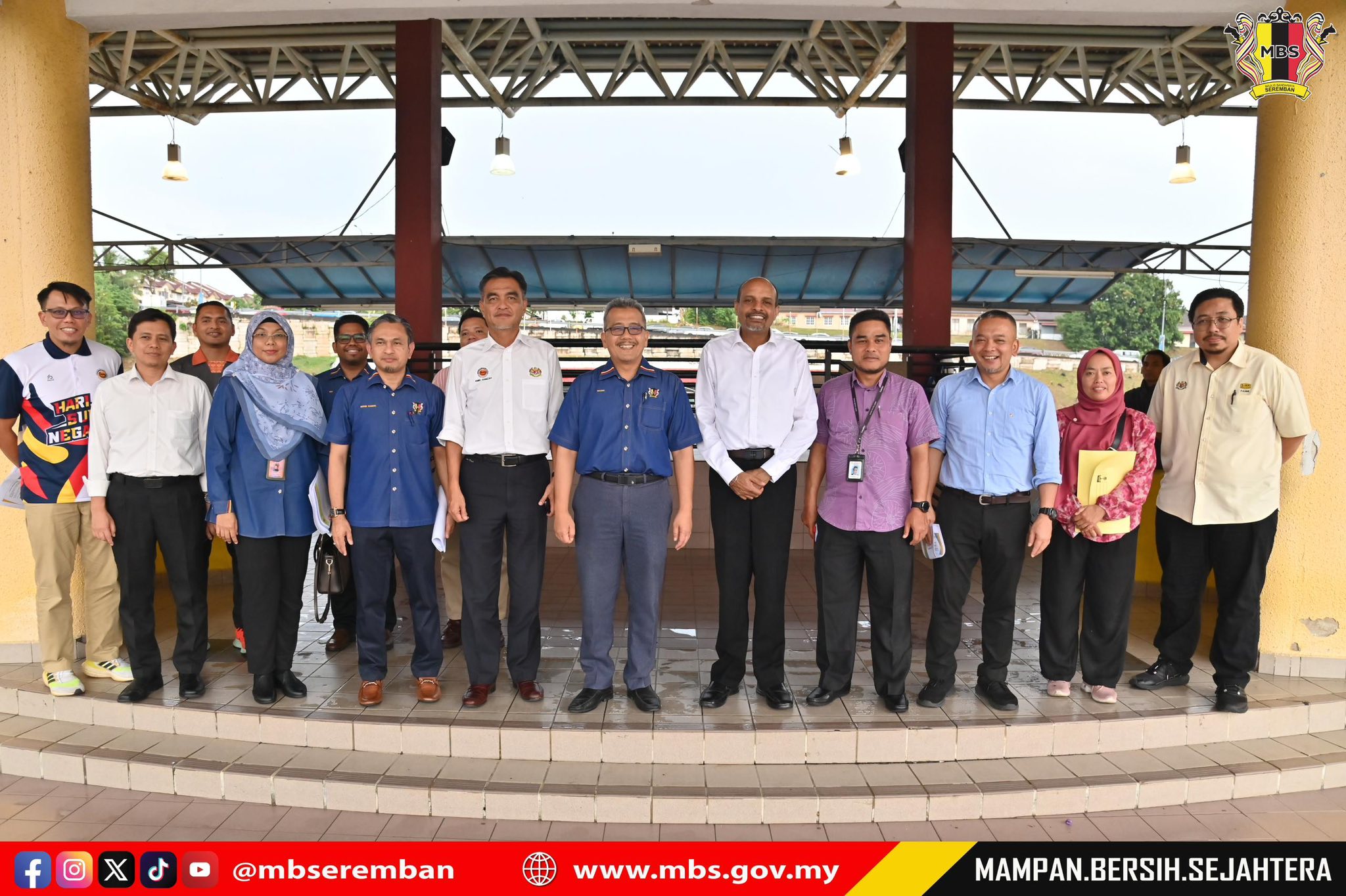 LAWATAN KETUA SETIAUSAHA KEMENTERIAN BELIA DAN SUKAN KE PROJEK MENAIK TARAF STADIUM HOKI TAN SRI DATO’ HAJI MOHD SAID, SEREMBAN 2, NEGERI SEMBILAN
