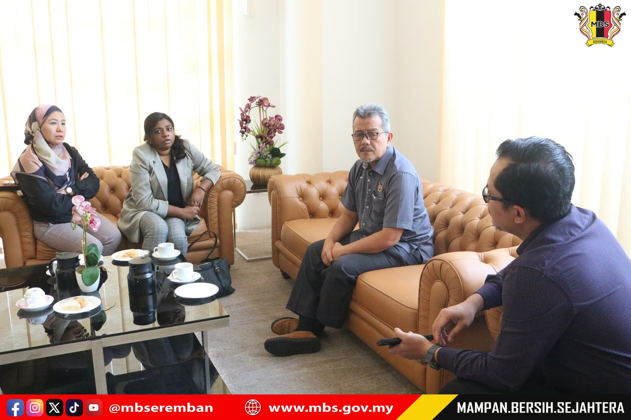 KUNJUNGAN HORMAT WAKIL KEDUTAAN NETHERLAND DI MALAYSIA