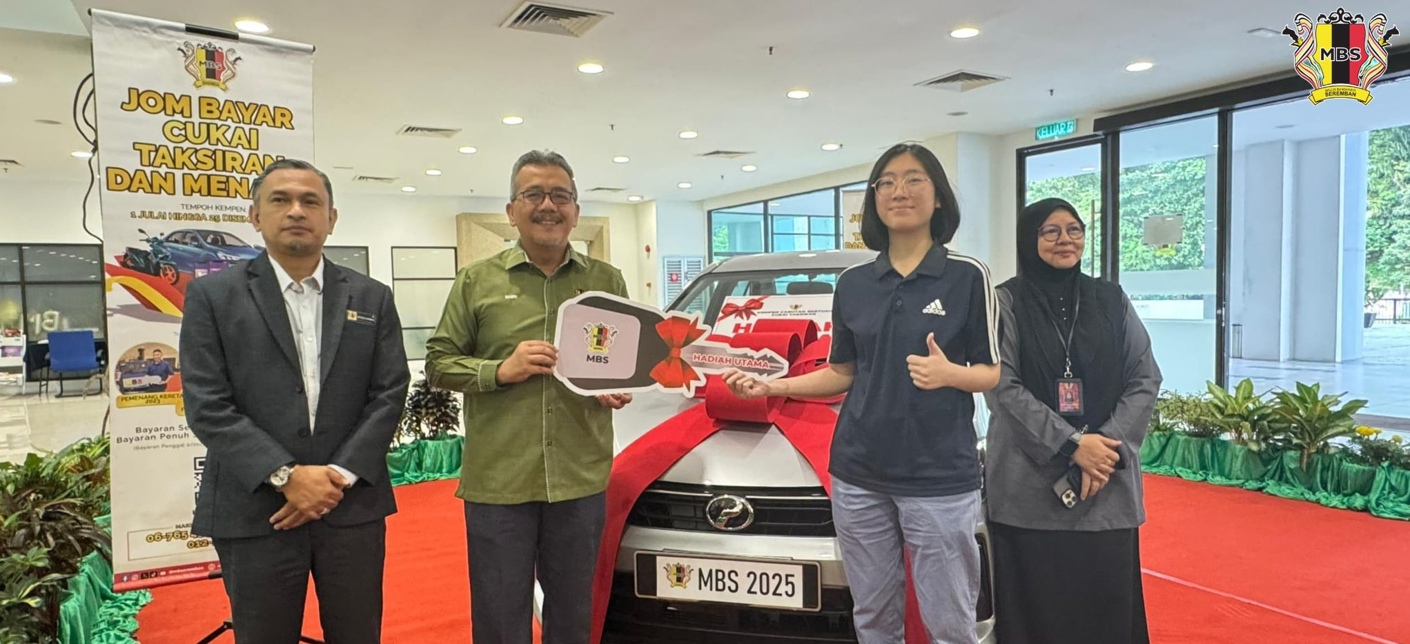 MAJLIS PENYAMPAIAN HADIAH KEMPEN CABUTAN BERTUAH KEPADA PEMBAYAR SECARA ATAS TALIAN DENGAN BAYARAN PENUH CUKAI TAKSIRAN SEHINGGA 31 DISEMBER 2026