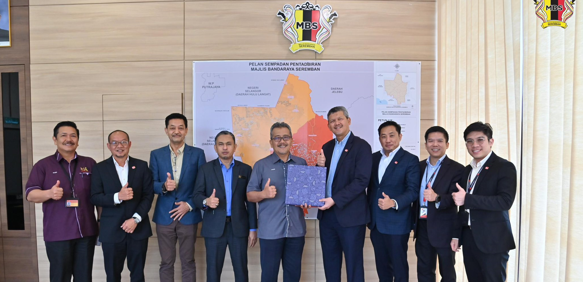 SIME DARBY ADAKAN KUNJUNGAN HORMAT KEPADA DATUK BANDAR MBS