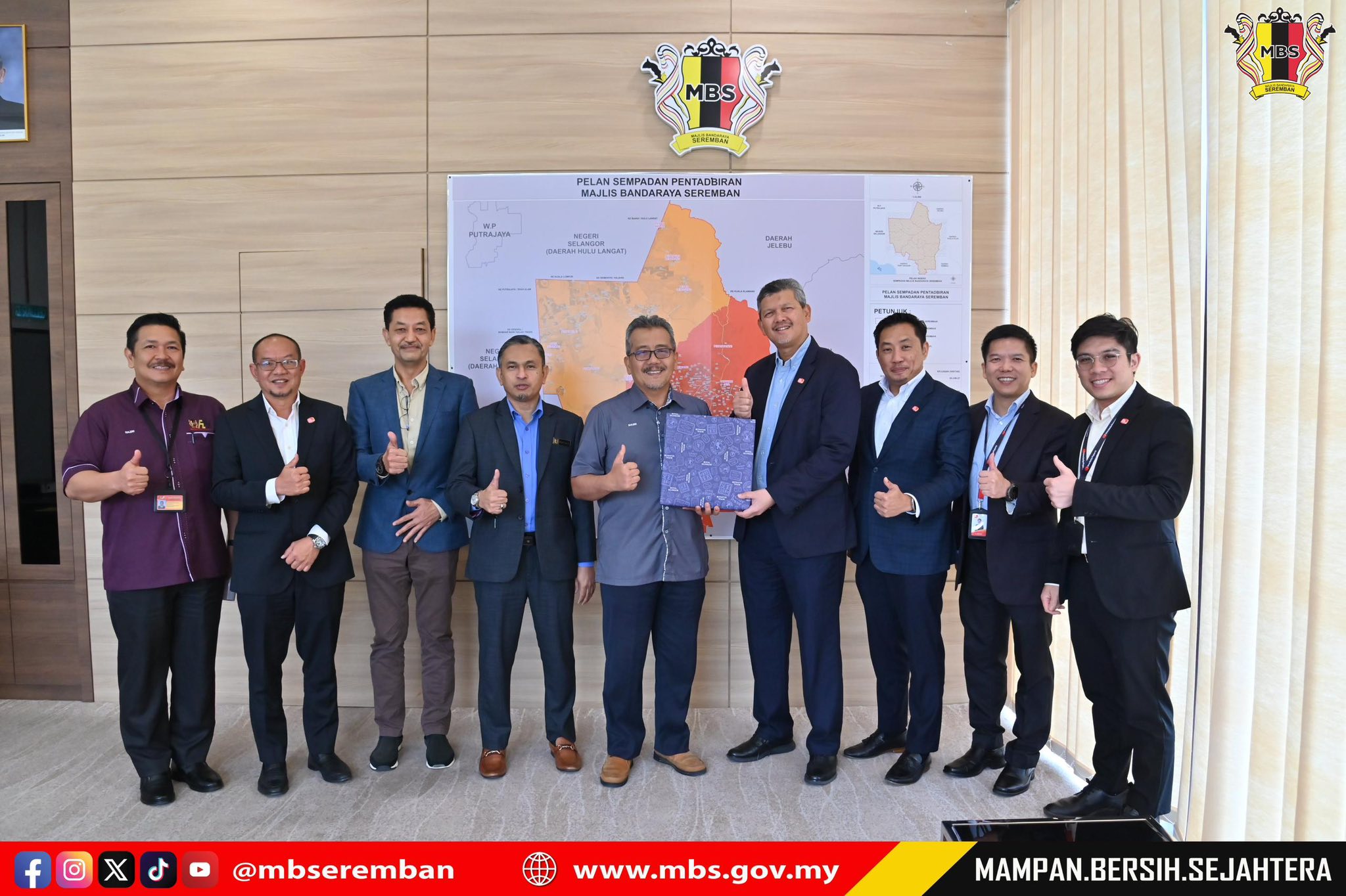 SIME DARBY ADAKAN KUNJUNGAN HORMAT KEPADA DATUK BANDAR MBS