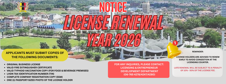 LICENSE RENEWAL 2026