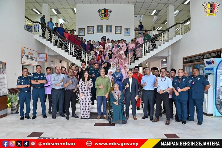 LAWATAN DATUK BANDAR & TUAN SETIAUSAHA KE PEJABAT JABATAN & UNIT DI MBS CAWANGAN NILAI