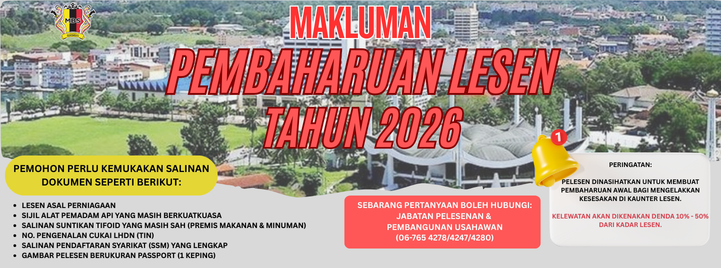 PEMBAHARUAN LESEN 2026