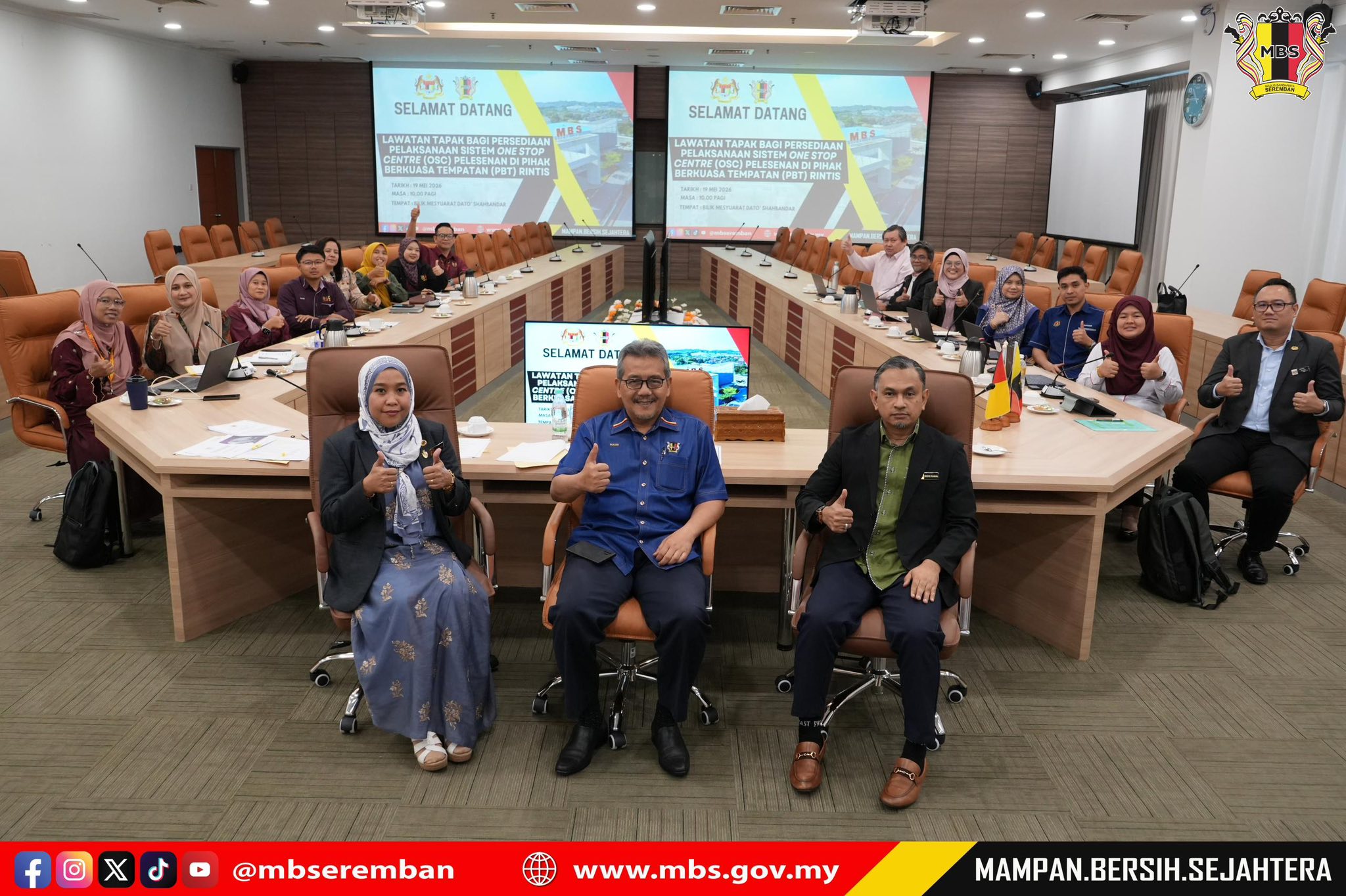 LAWATAN TAPAK BAGI PERSEDIAAN PELAKSANAAN SISTEM ONE STOP CENTRE (OSC) PELESENAN DI PIHAK BERKUASA TEMPATAN (PBT) RINTIS