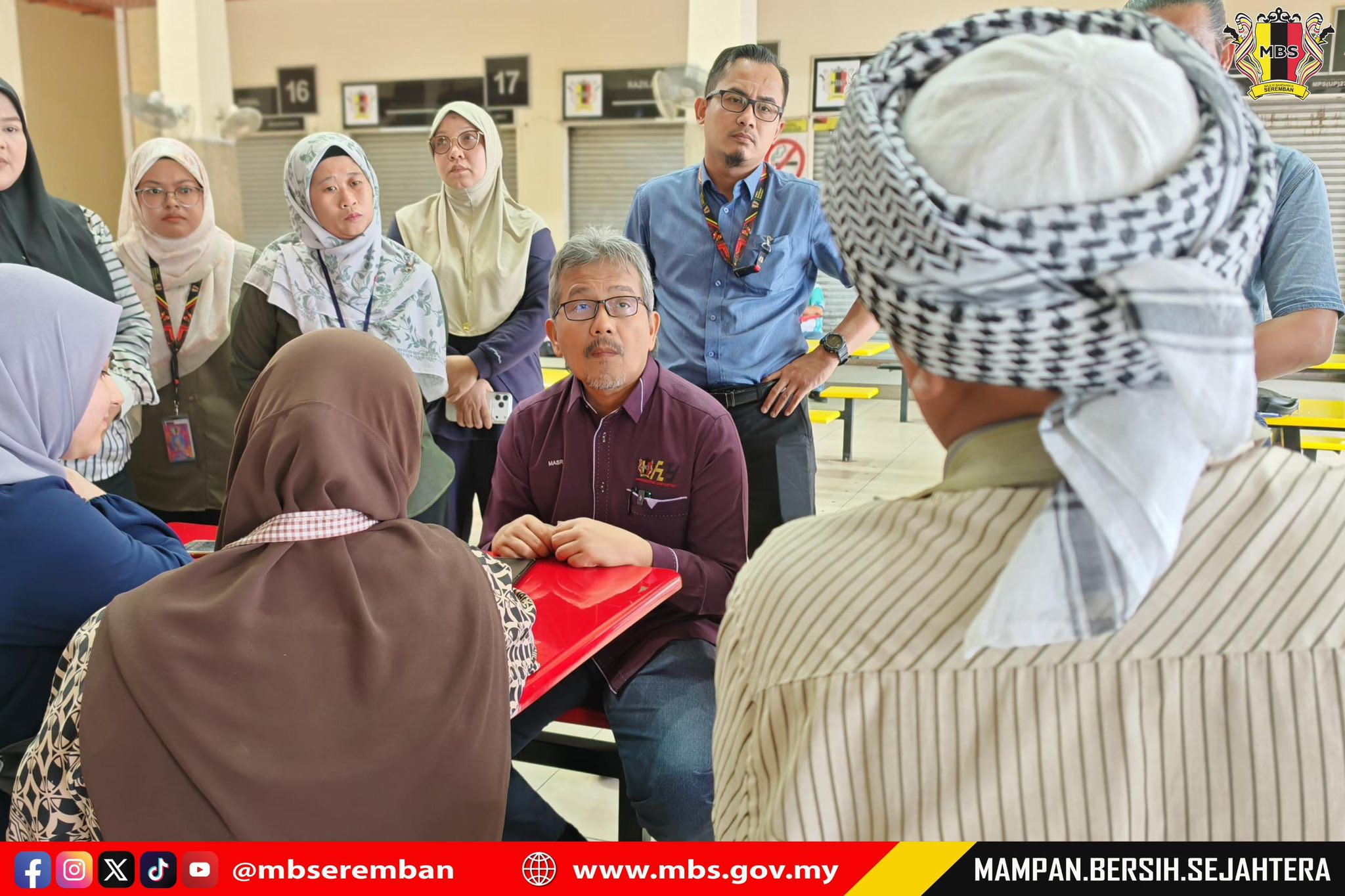 DATUK BANDAR MBS SANTUNI PENIAGA BENTENG AMPANGAN