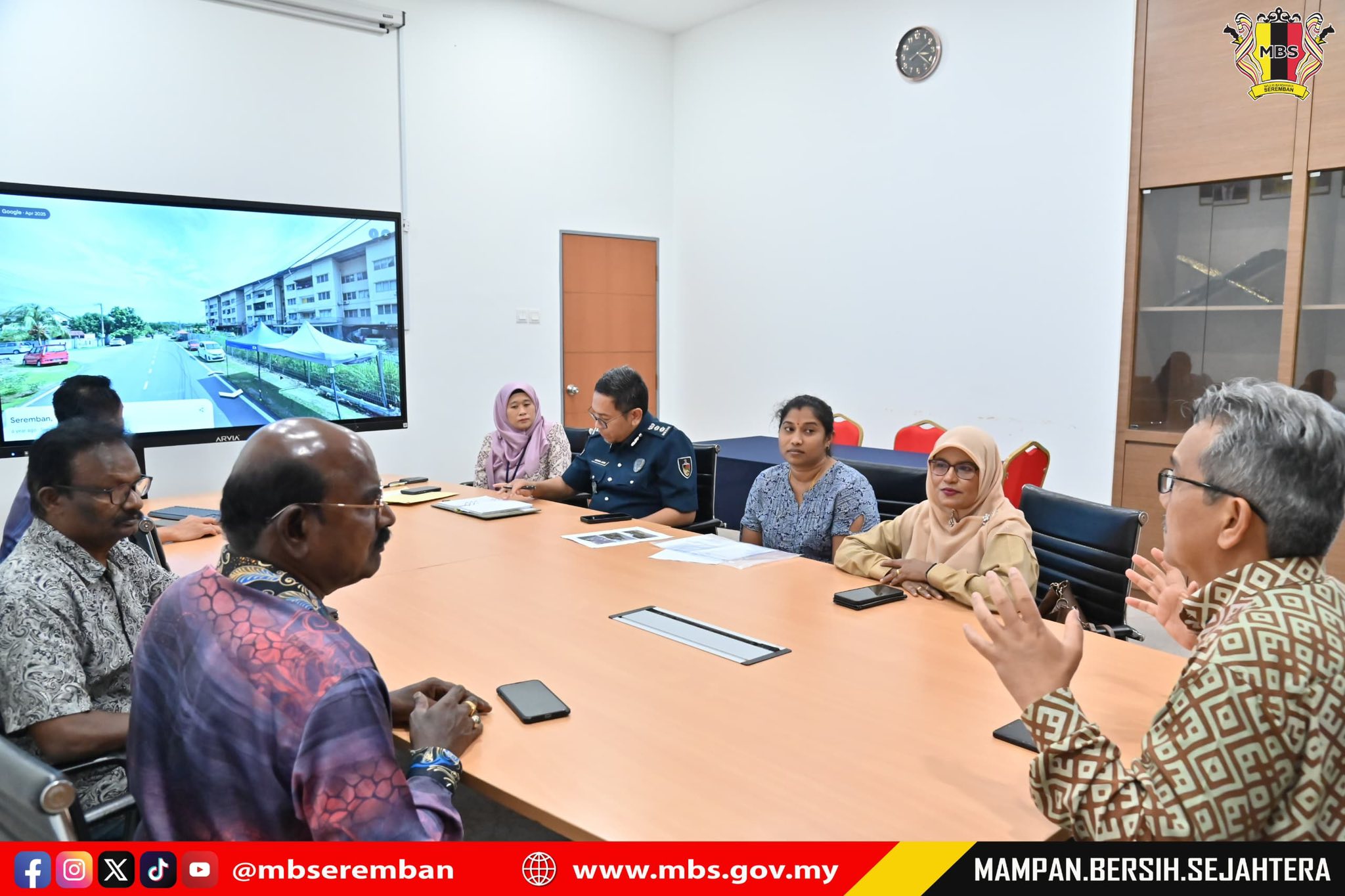 KUNJUNGAN HORMAT ADUN SEREMBAN JAYA KE ATAS DATUK BANDAR MBS