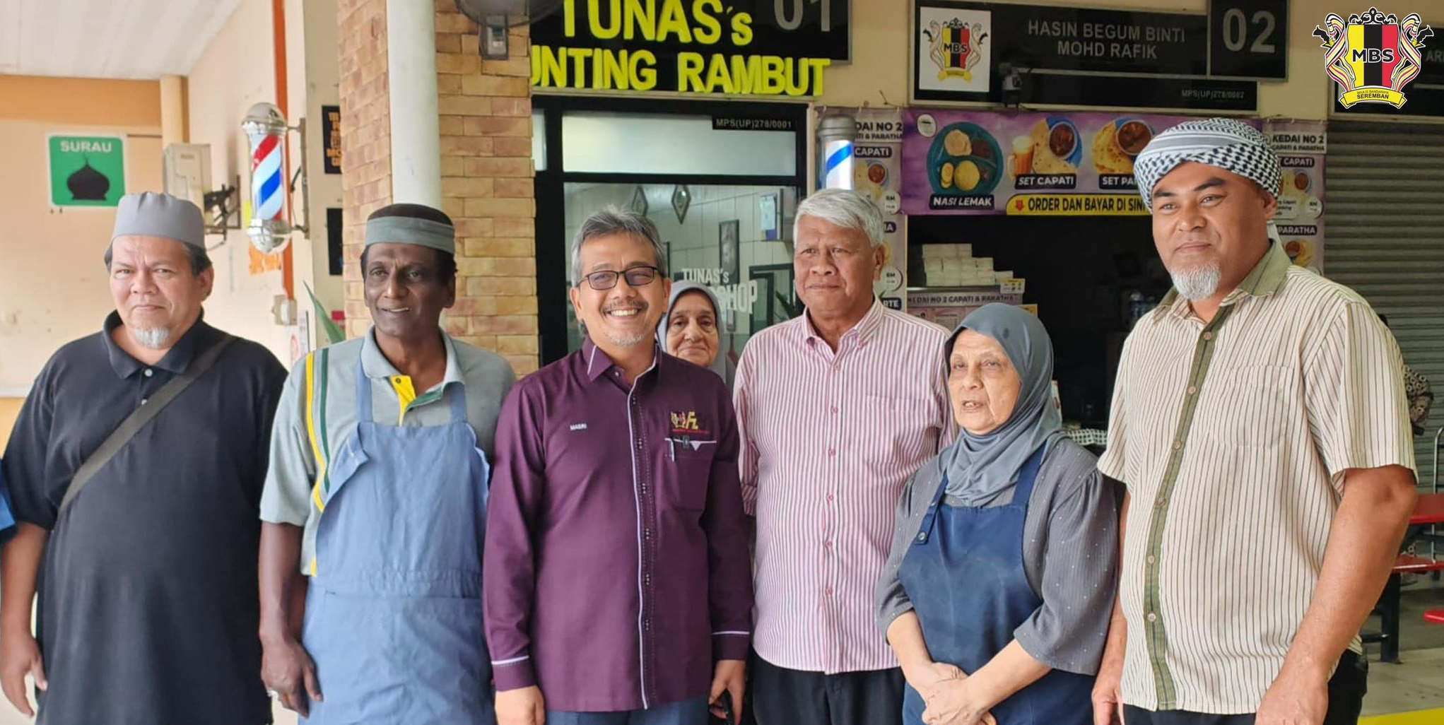 DATUK BANDAR MBS SANTUNI PENIAGA BENTENG AMPANGAN