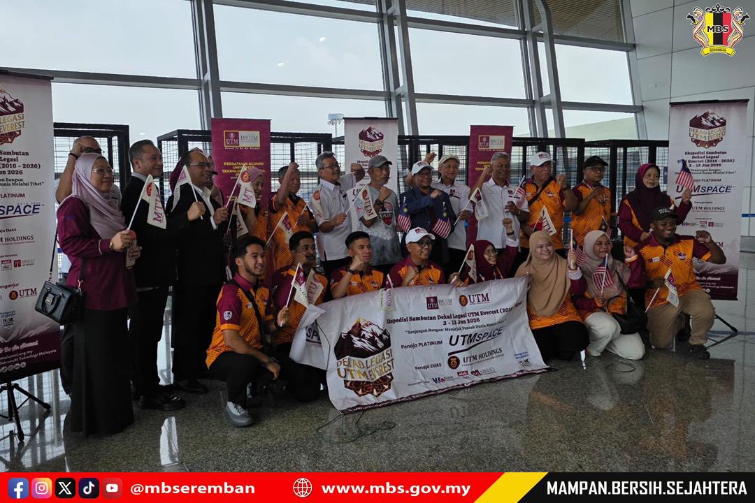 DATUK BANDAR LEPASKAN PESERTA PROGRAM EKSPEDISI SAMBUTAN DEKAD LEGASI UTM EVEREST (2016-2026)