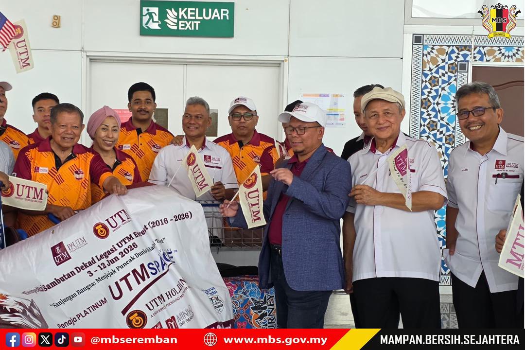 DATUK BANDAR LEPASKAN PESERTA PROGRAM EKSPEDISI SAMBUTAN DEKAD LEGASI UTM EVEREST (2016-2026)