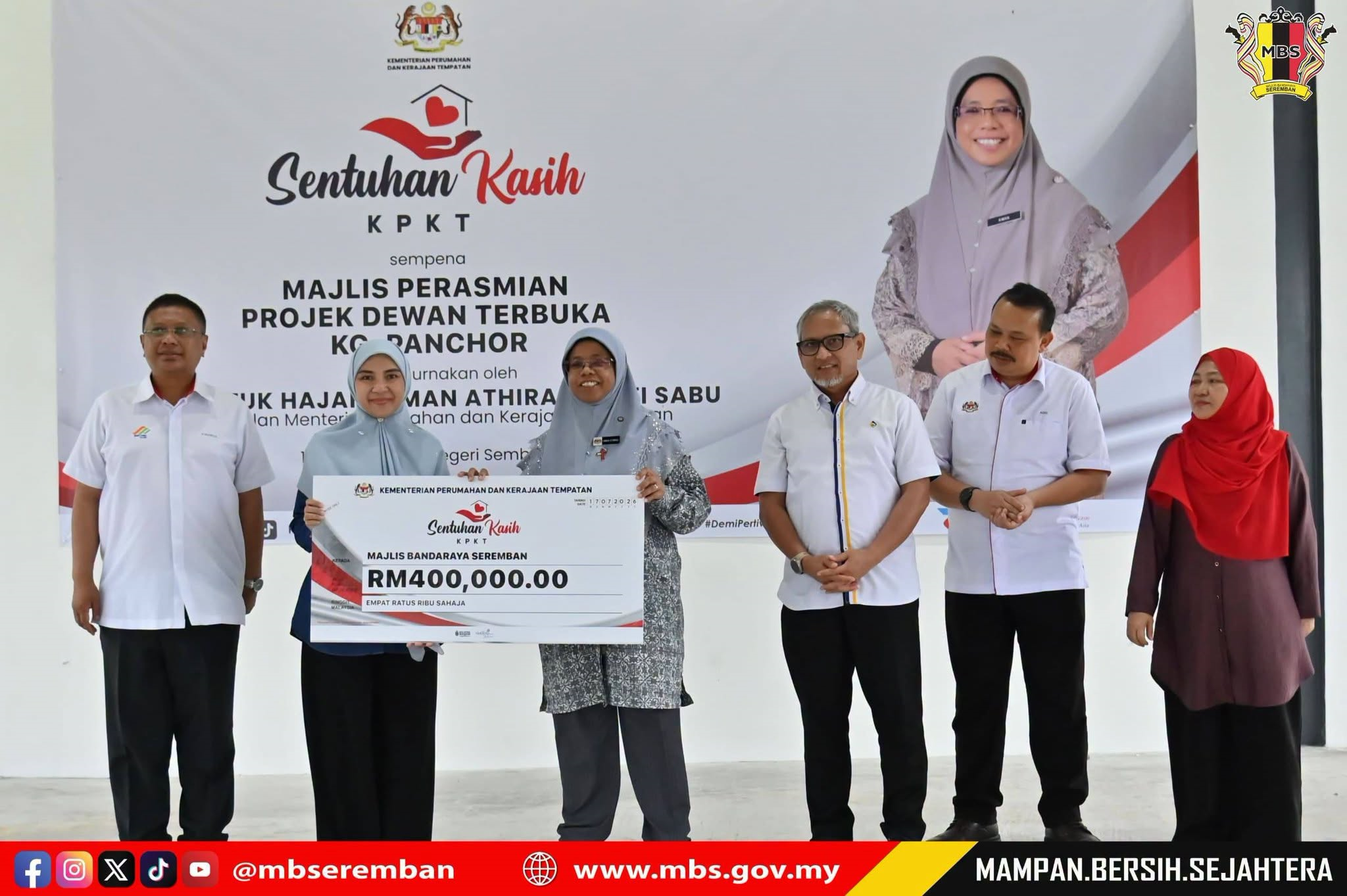PROGRAM SENTUHAN KASIH KEMENTERIAN PERUMAHAN DAN KERAJAAN TEMPATAN 4.0 TAHUN 2026, BERSAMA DENGAN TIMBALAN MENTERI PERUMAHAN & KERAJAAN TEMPATAN