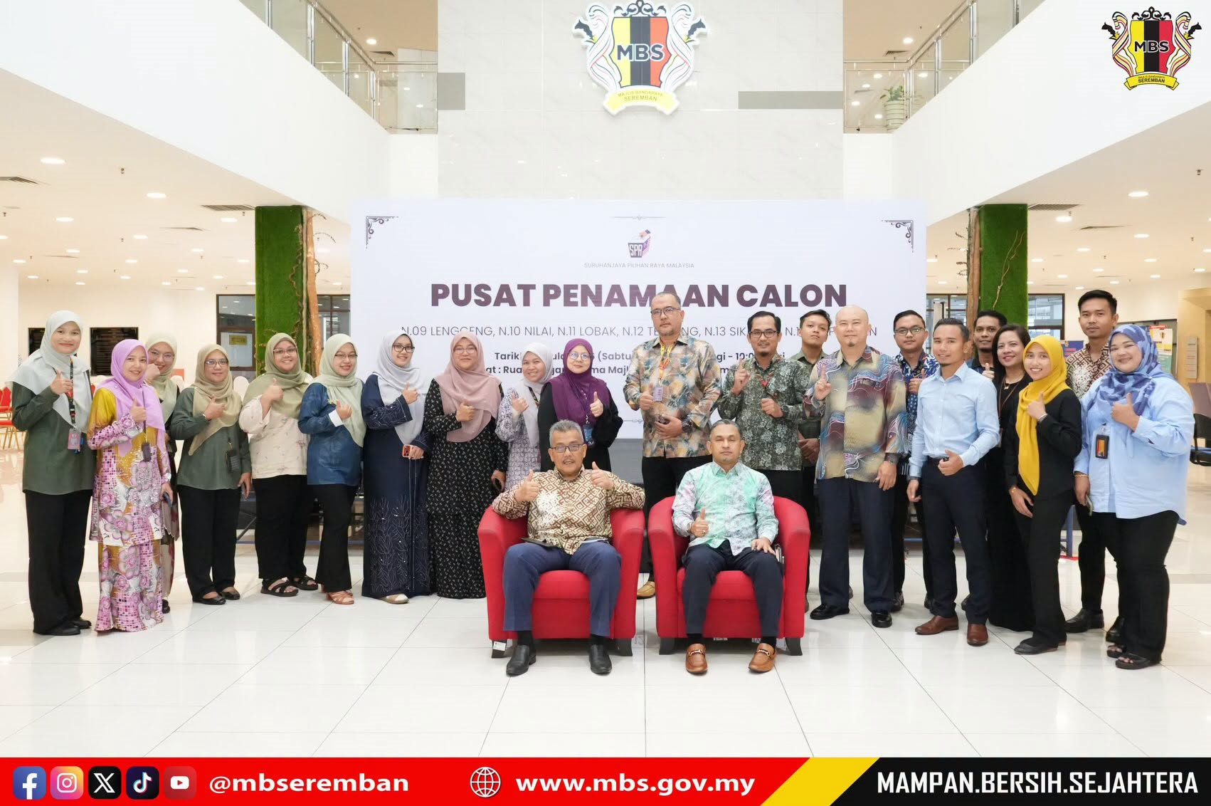 SESI SEMAKAN AWAL DOKUMEN PENAMAAN CALON DUN NEGERI SEMBILAN 2026