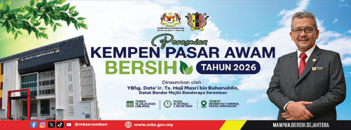 Perasmian Kempen Pasar Awam Bersih