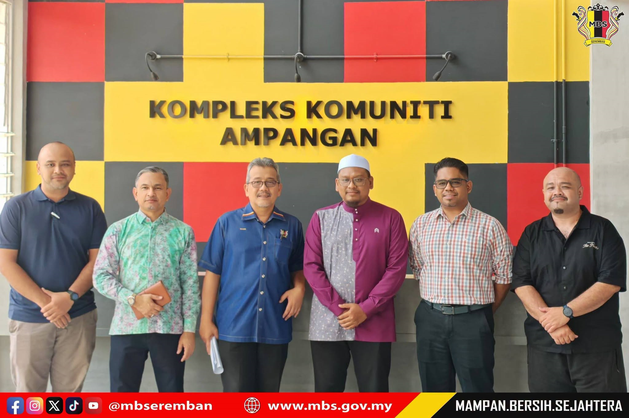 LAWATAN TURUN PADANG DATUK BANDAR MAJLIS BANDARAYA SEREMBAN KE KOMPLEKS KOMUNITI AMPANGAN