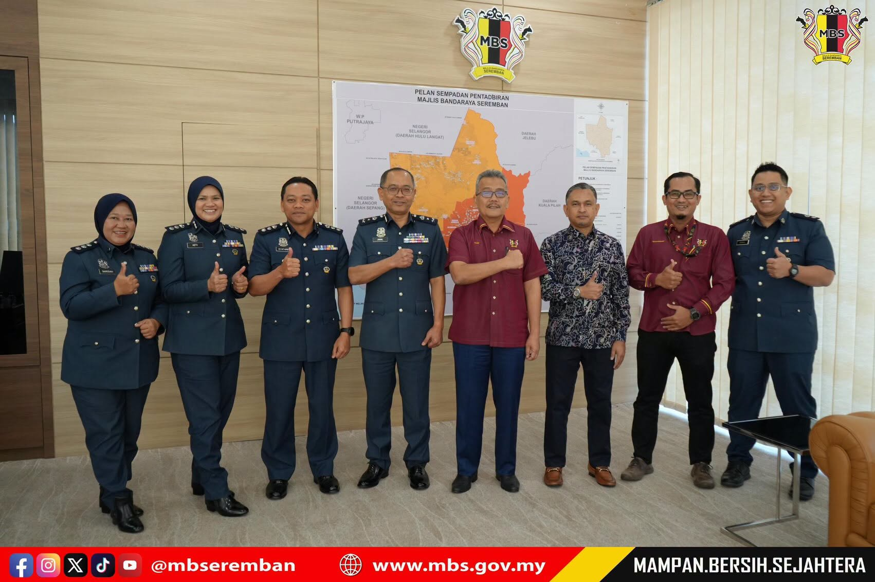 KUNJUNGAN HORMAT DARIPADA JABATAN KASTAM DIRAJA MALAYSIA NEGERI SEMBILAN