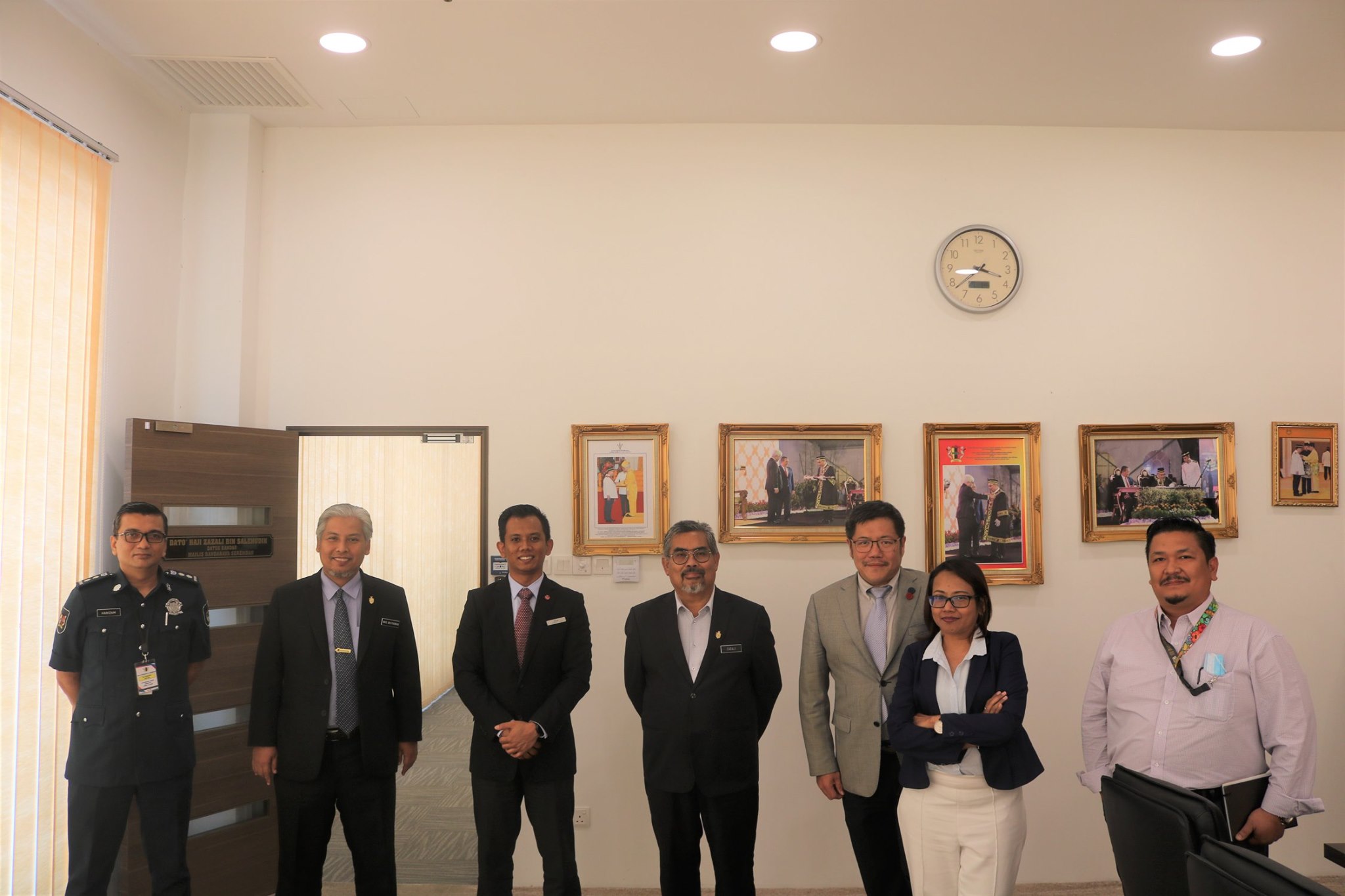 KUNJUNGAN HORMAT OLEH DELEGASI D'TEMPAT