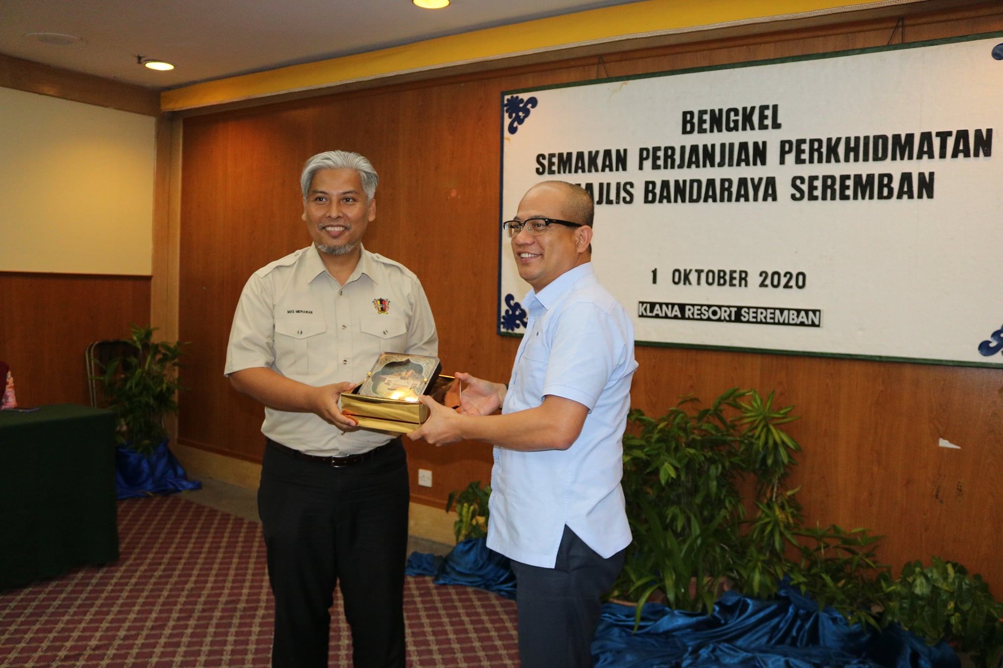 BENGKEL SEMAKAN PERJANJIAN PERKHIDMATAN MAJLIS BANDARAYA SEREMBAN 