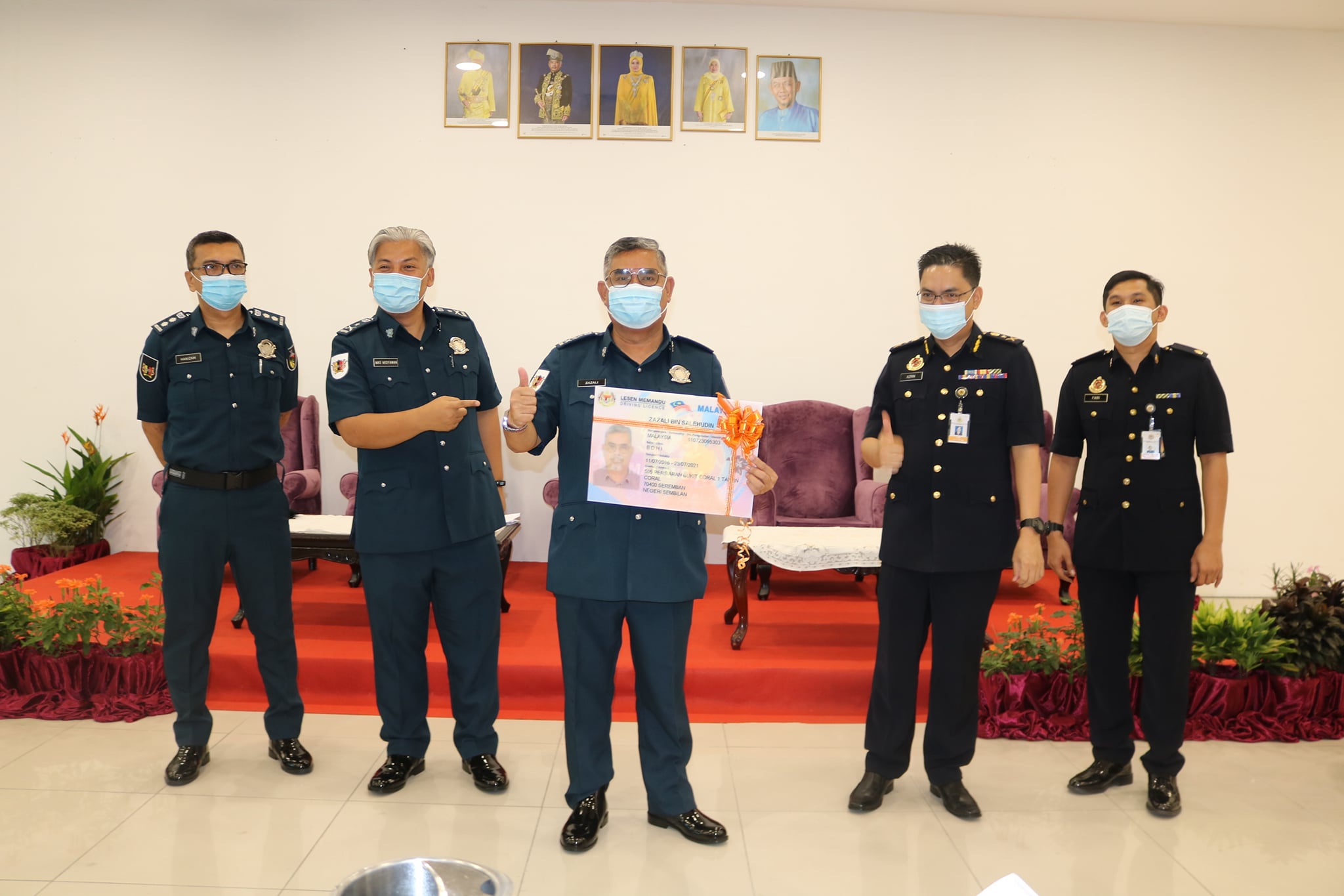 MAJLIS PENYERAHAN LESEN MEMANDU PEGAWAI DAN KAKITANGAN MAJLIS BANDARAYA SEREMBAN.