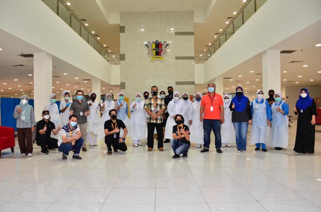 PEMBERIAN VAKSIN COVID-19 DI WISMA MBS