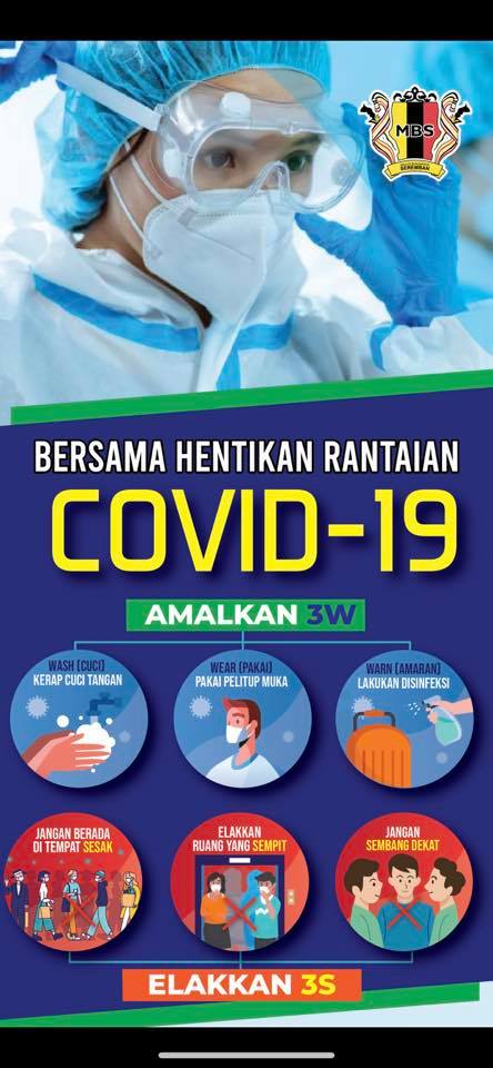 BERSAMA HENTIKAN RANTAIAN COVID - 19