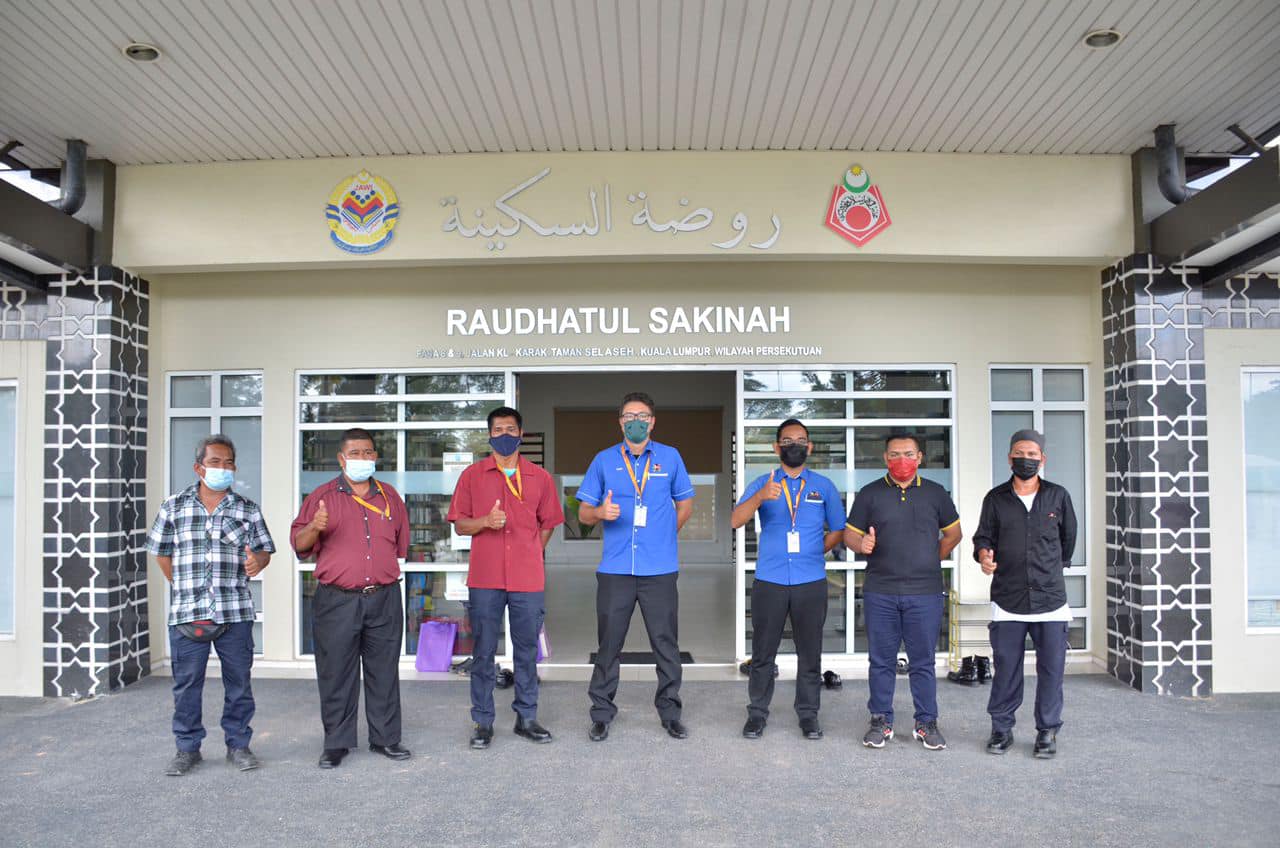 LAWATAN KE TANAH PERKUBURAN ISLAM RAUDHATUL SAKINAH KL-KARAK 2, TAMAN SELASIH, BATU CAVES, SELANGOR