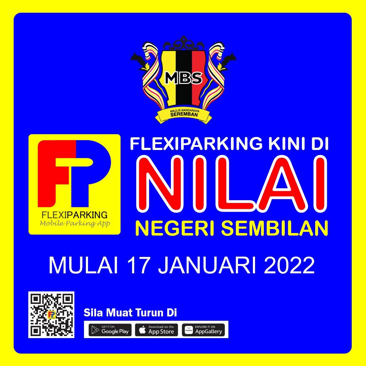 FLEXIPARKING KINI DI NILAI, NEGERI SEMBILAN