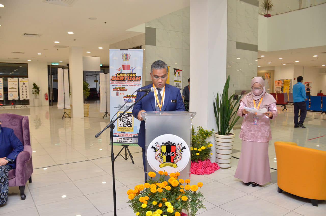 MAJLIS PENYAMPAIAN HADIAH CABUTAN BERTUAH KEMPEN BAGI BAYARAN CUKAI TAKSIRAN ATAS TALIAN DENGAN BAYARAN PENUH SEHINGGA 30 JUN 2022