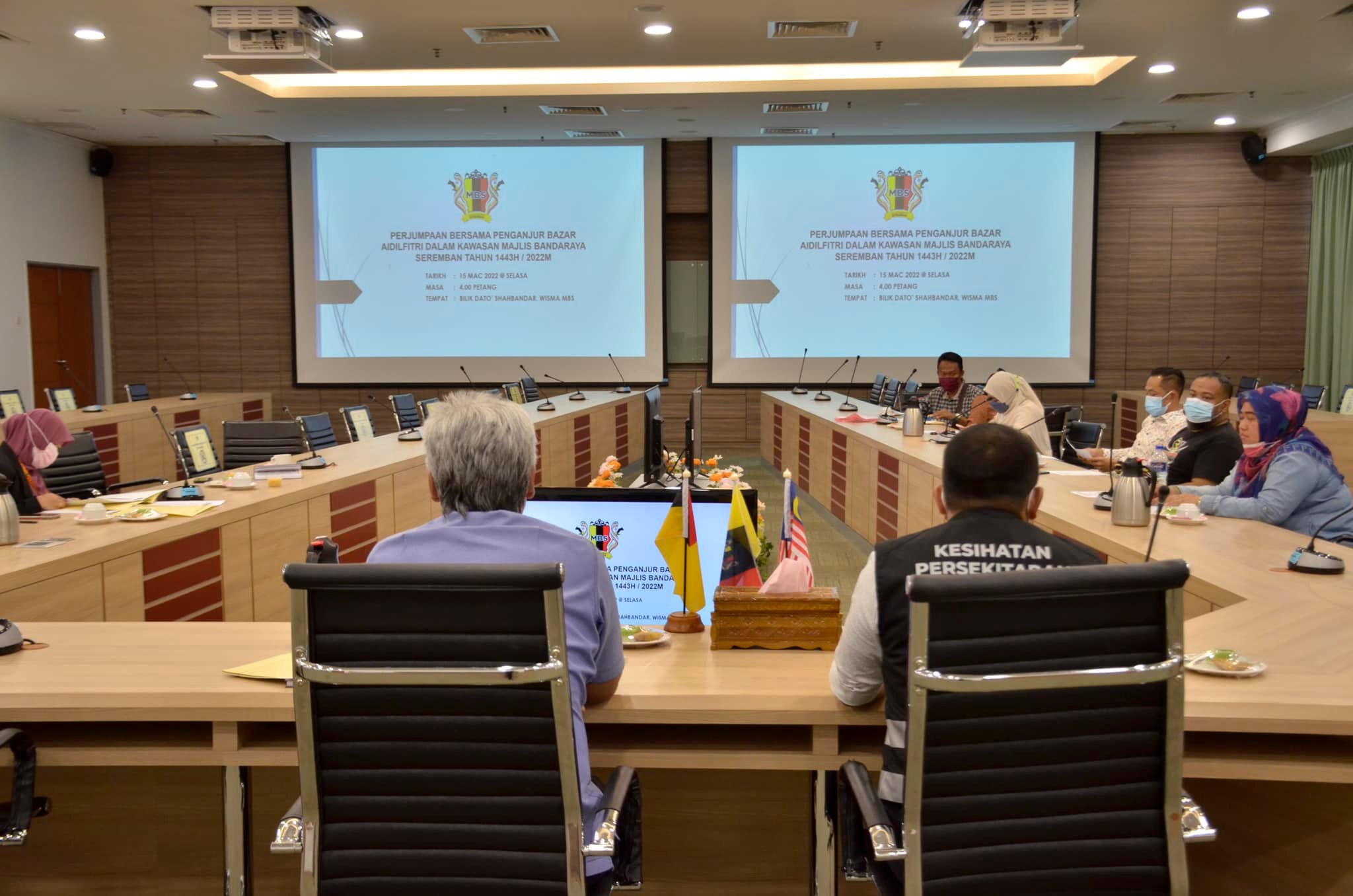 PERJUMPAAN BERSAMA PENGANJUR BAZAR AIDILFITRI DALAM KAWASAN MAJLIS BANDARAYA SEREMBAN TAHUN 1443H/2022M