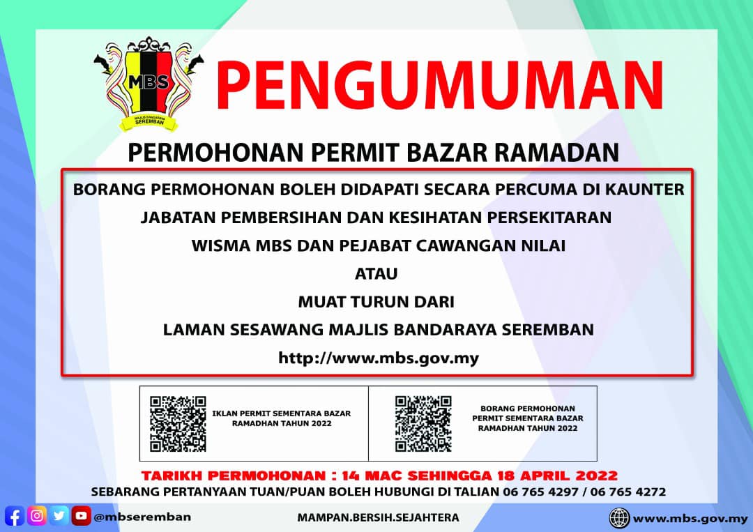 PERMOHONAN PERMIT BAZAR
