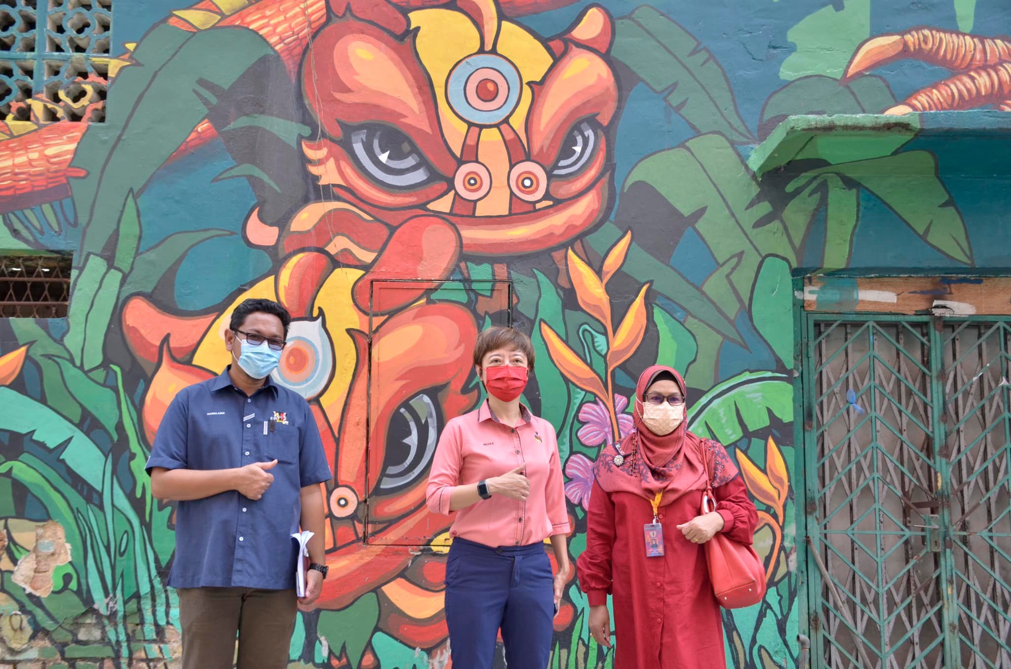 LAWATAN KERJA YB PUAN NICOLE TAN LEE KOON KE LORONG SENI