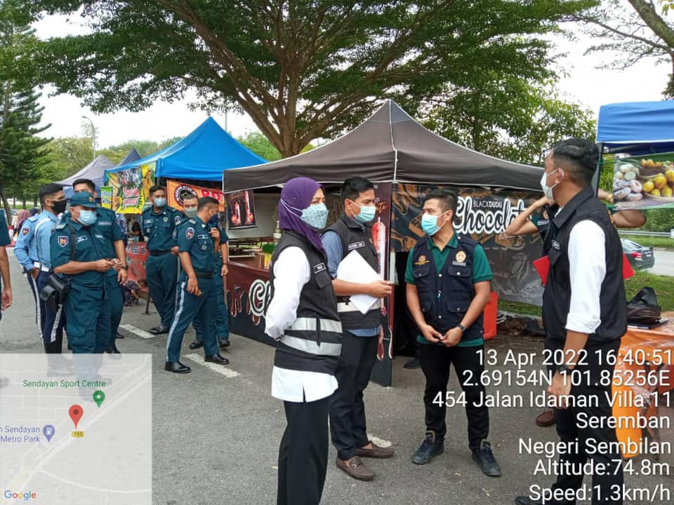 PROGRAM JERAYAWARA DI BAZAR RAMADHAN METROPARK, SENDAYAN BERSAMA EXCO KESIHATAN, ALAM SEKITAR, KOPERASI DAN KEPENGGUNAAN NEGERI SEMBILAN 