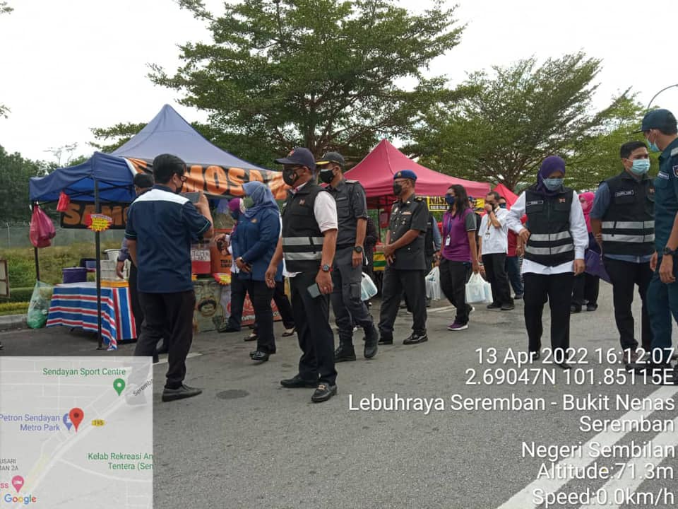 PROGRAM JERAYAWARA DI BAZAR RAMADHAN METROPARK, SENDAYAN BERSAMA EXCO KESIHATAN, ALAM SEKITAR, KOPERASI DAN KEPENGGUNAAN NEGERI SEMBILAN 
