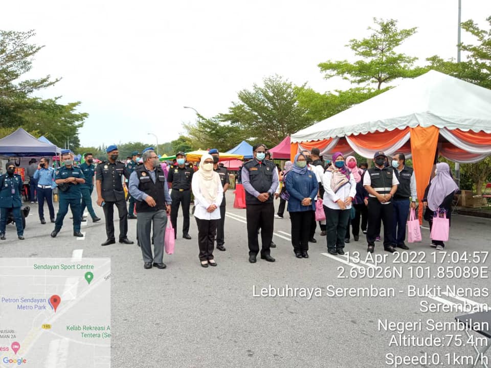 PROGRAM JERAYAWARA DI BAZAR RAMADHAN METROPARK, SENDAYAN BERSAMA EXCO KESIHATAN, ALAM SEKITAR, KOPERASI DAN KEPENGGUNAAN NEGERI SEMBILAN 