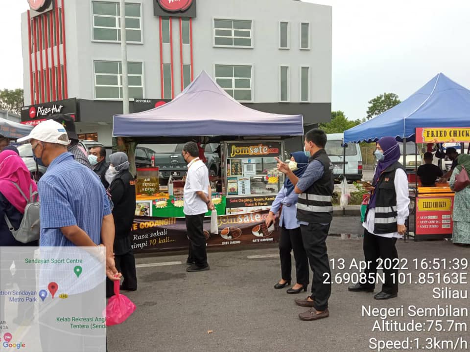 PROGRAM JERAYAWARA DI BAZAR RAMADHAN METROPARK, SENDAYAN BERSAMA EXCO KESIHATAN, ALAM SEKITAR, KOPERASI DAN KEPENGGUNAAN NEGERI SEMBILAN 