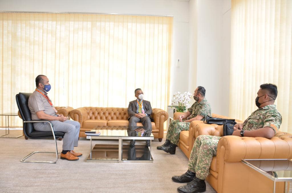 KUNJUNGAN HORMAT REJEMIN 508 ASKAR WATANIAH KEM RASAH KE ATAS DATUK BANDAR