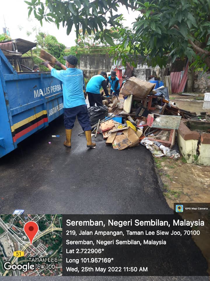 OPERASI GERAK KERJA PEMBERSIHAN BANJIR