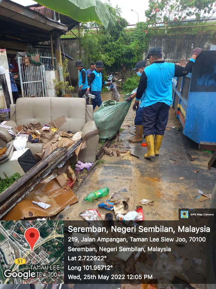 OPERASI GERAK KERJA PEMBERSIHAN BANJIR