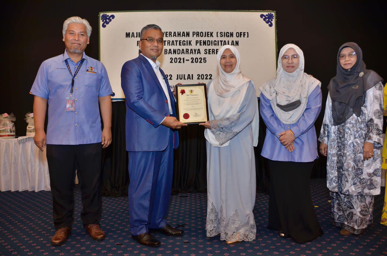 MAJLIS PENYERAHAN PROJEK (SIGN OFF) PELAN STRATEGIK PENDIGITALAN (PSP) MAJLIS BANDARAYA SEREMBAN 2021-2022