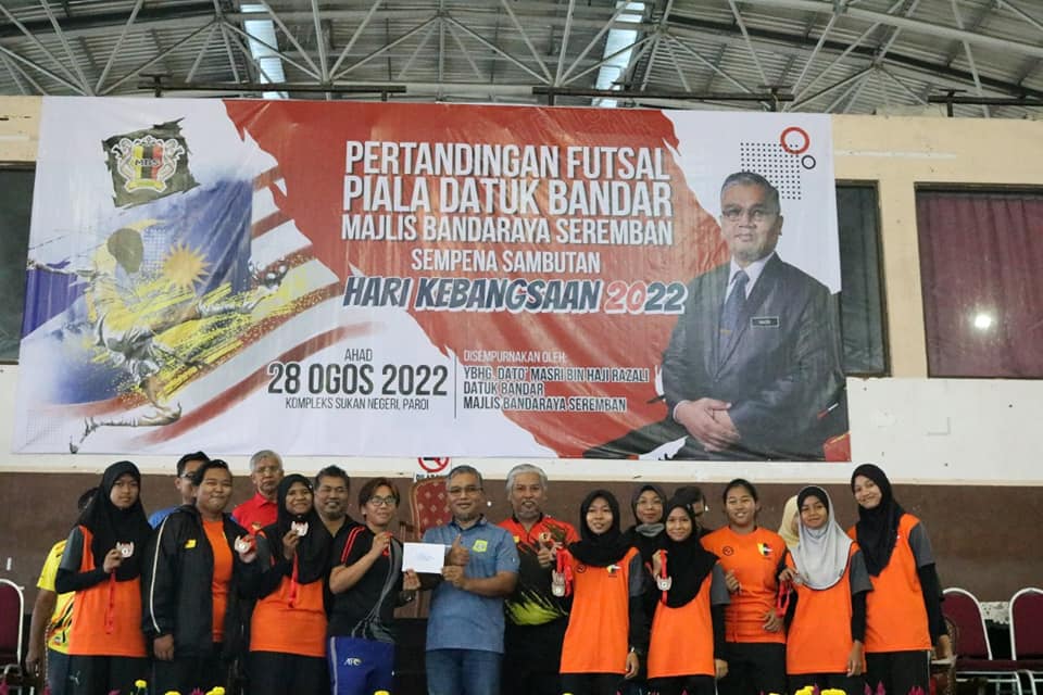 ​​PERTANDINGAN FUTSAL PIALA DATUK BANDAR MAJLIS BANDARAYA SEREMBAN SEMPENA HARI KEBANGSAAN MALAYSIA [Click and drag to move] ​ [Click and drag to move] ​