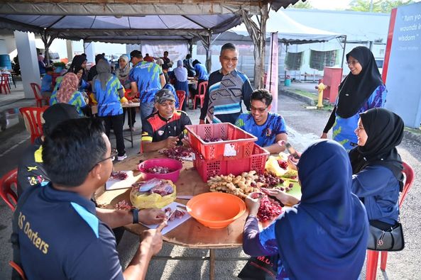 PROGRAM BUBUR LAMBUK & SESI WALKABOUT BAZAR RAMADHAN