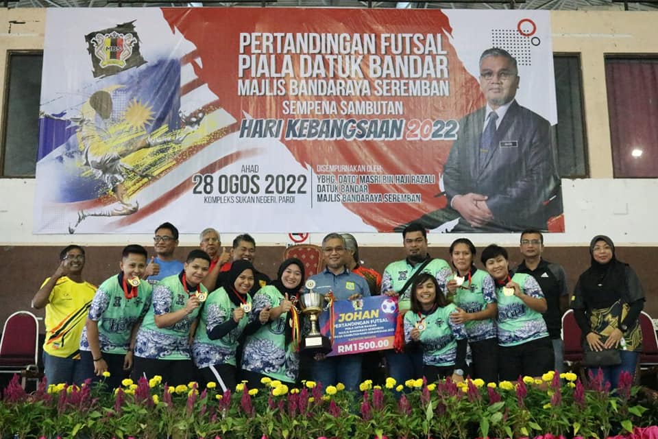 PERTANDINGAN FUTSAL PIALA DATUK BANDAR MAJLIS BANDARAYA SEREMBAN SEMPENA HARI KEBANGSAAN MALAYSIA