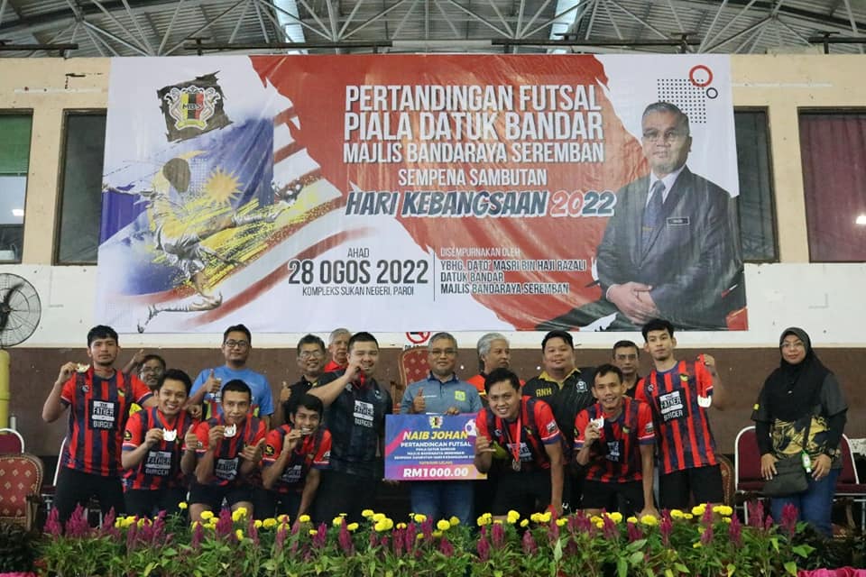 ​PERTANDINGAN FUTSAL PIALA DATUK BANDAR MAJLIS BANDARAYA SEREMBAN SEMPENA HARI KEBANGSAAN MALAYSIA [Click and drag to move] ​