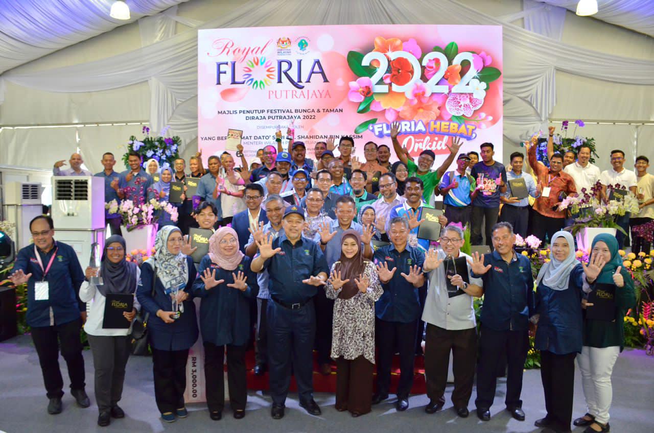 MAJLIS PENUTUP FESTIVAL BUNGA & TAMAN DIRAJA PUTRAJAYA 2022