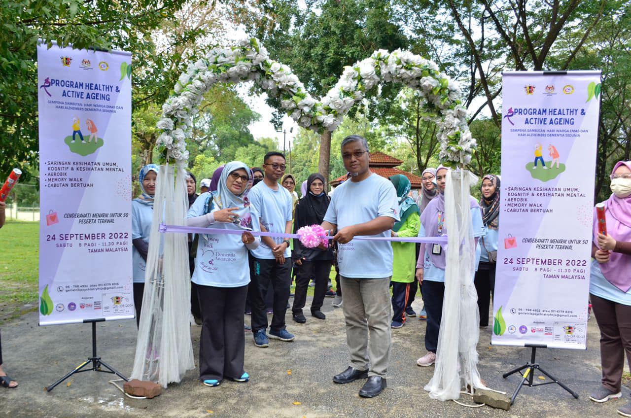 MAJLIS PERASMIAN PROGRAM “HEALTHY AND ACTIVE AGEING” SEMPENA SAMBUTAN HARI WARGA EMAS DAN ALZHEIMER’S DEMENTIA SEDUNIA