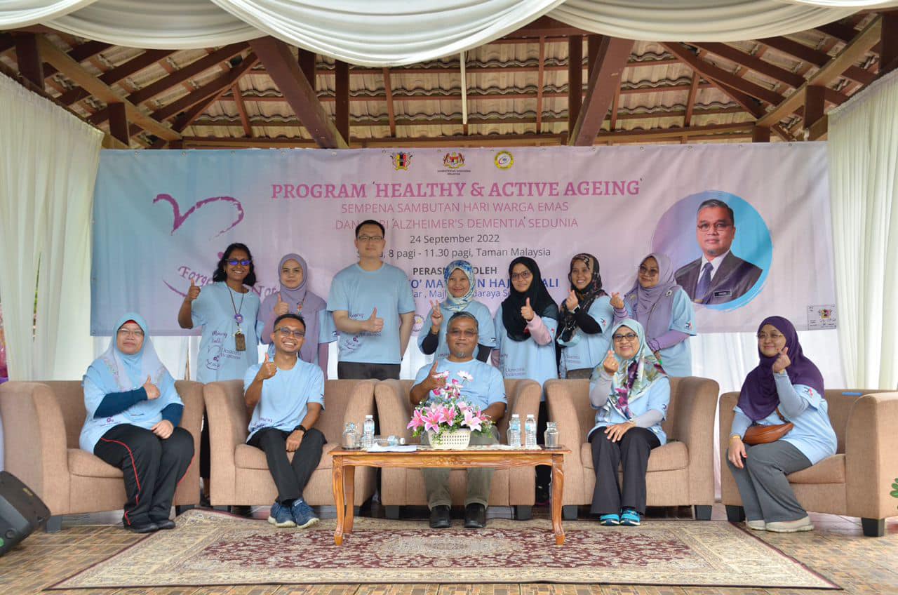 MAJLIS PERASMIAN PROGRAM “HEALTHY AND ACTIVE AGEING” SEMPENA SAMBUTAN HARI WARGA EMAS DAN ALZHEIMER’S DEMENTIA SEDUNIA