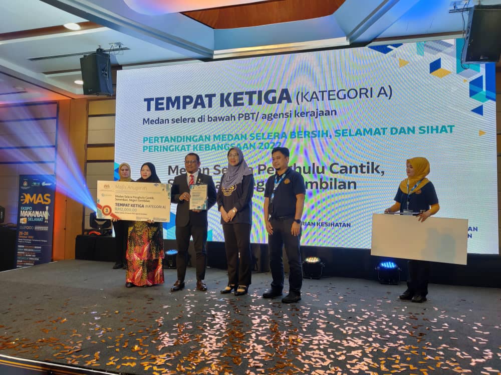 PERTANDINGAN ANUGERAH MEDAN SELERA BERSIH, SELAMAT DAN SIHAT PERINGKAT KEBANGSAAN 2022