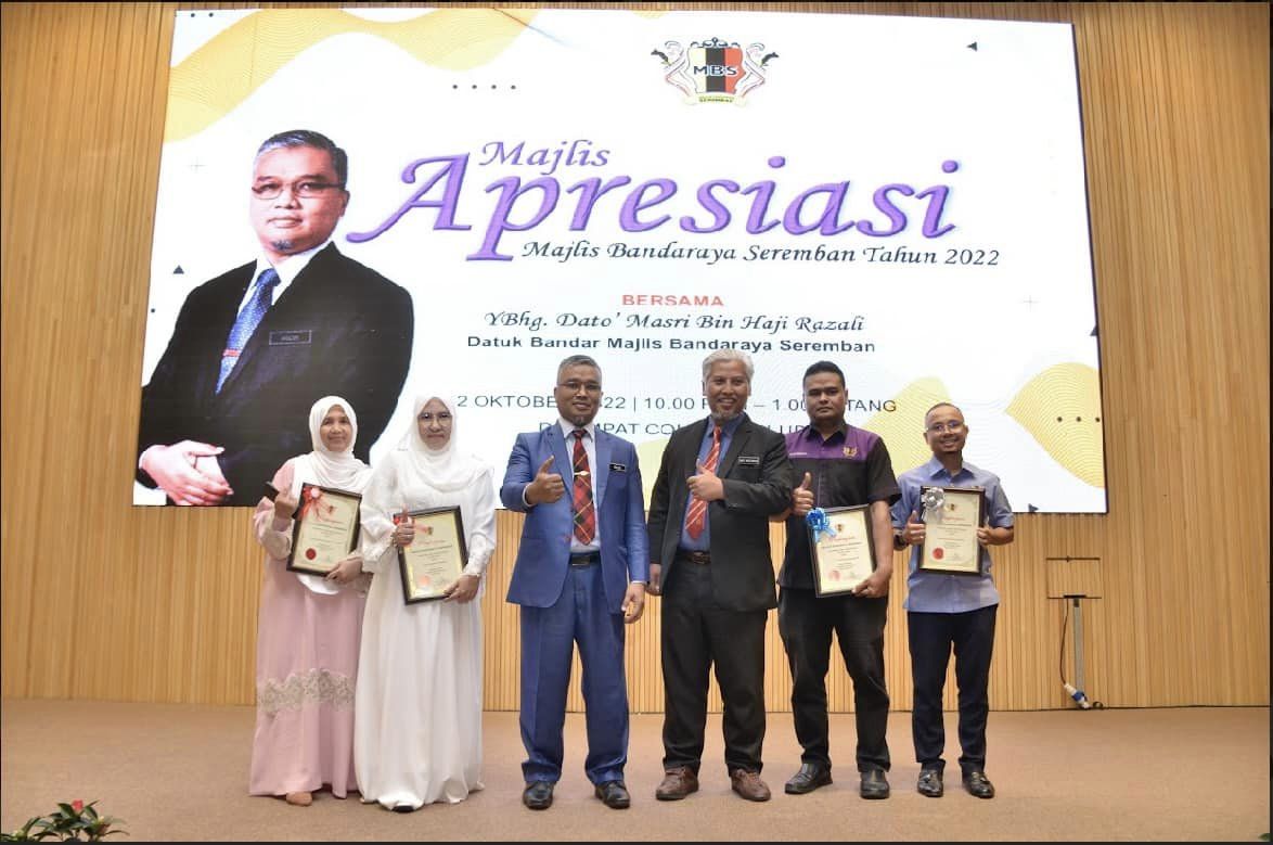 MAJLIS APRESIASI MAJLIS BANDARAYA SEREMBAN TAHUN 2022